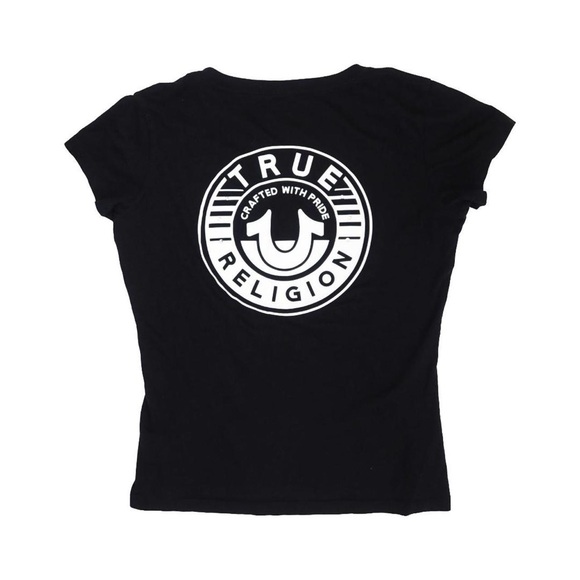 True Religion Black Graphic Tee - Picture 1 of 5